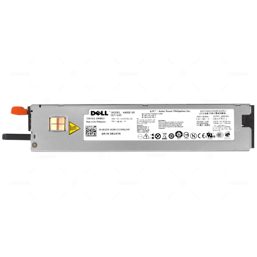 R107K DELL 400W POWER SUPPLY FOR DELL POWEREDGE R310